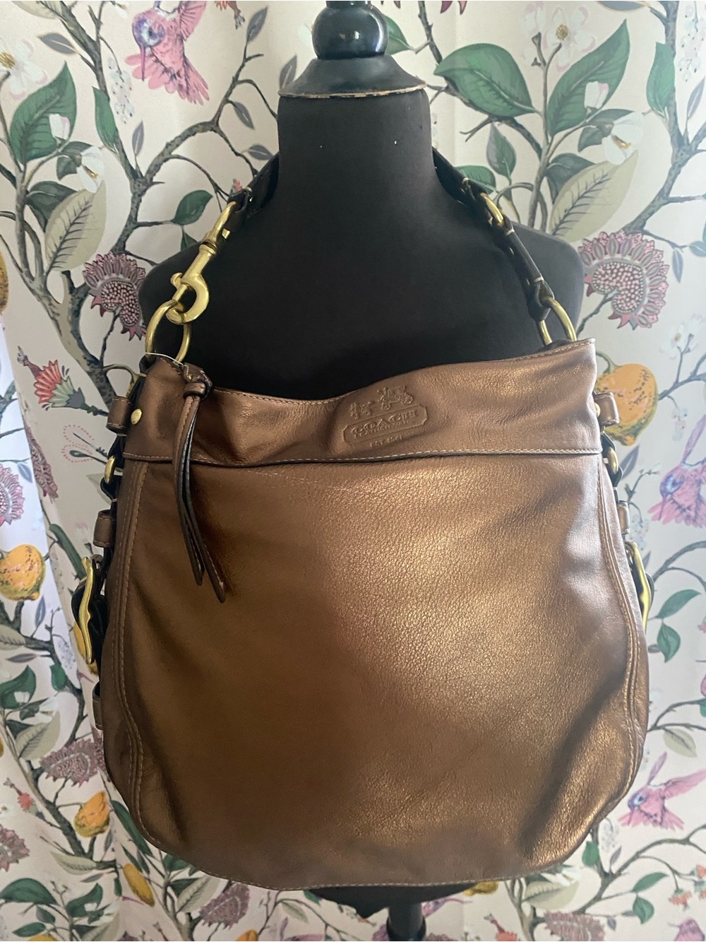 Vintage Coach 2008 Copper Leather Shoulder bag New with  tags